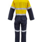 SYZMIK Mens Orange Flame Overall - Hoop Taped ZC525