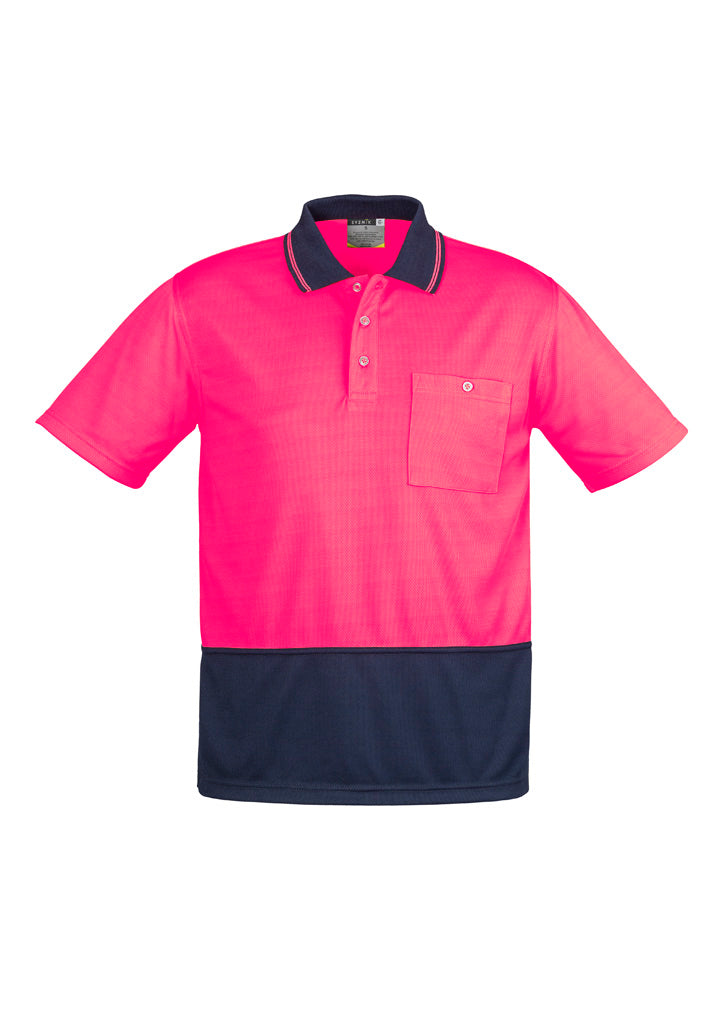 SYZMIK Unisex Hi Vis Basic Short Sleeve Polo ZH231