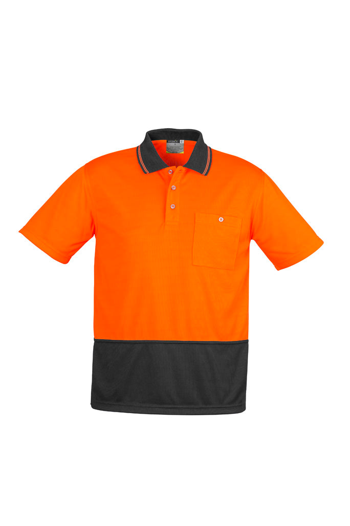 SYZMIK Unisex Hi Vis Basic Short Sleeve Polo ZH231