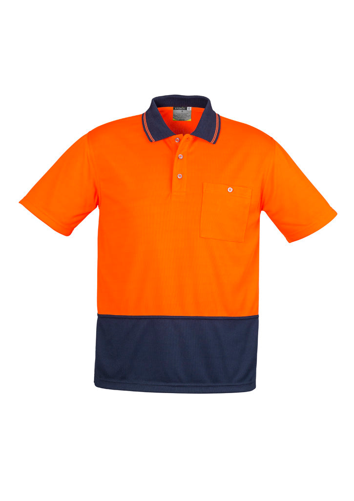 SYZMIK Unisex Hi Vis Basic Short Sleeve Polo ZH231