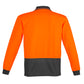 SYZMIK Unisex Hi Vis Basic Long Sleeve Polo ZH232