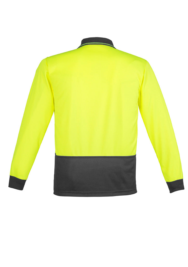 SYZMIK Unisex Hi Vis Basic Long Sleeve Polo ZH232