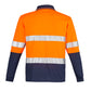 SYZMIK Mens Hi Vis Spliced Long Sleeve Polo - Hoop Taped ZH235