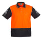 SYZMIK Mens Hi Vis Zone Short Sleeve Polo ZH236