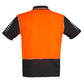 SYZMIK Mens Hi Vis Zone Short Sleeve Polo ZH236