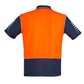 SYZMIK Mens Hi Vis Zone Short Sleeve Polo ZH236