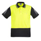 SYZMIK Mens Hi Vis Zone Short Sleeve Polo ZH236