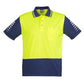 SYZMIK Mens Hi Vis Zone Short Sleeve Polo ZH236