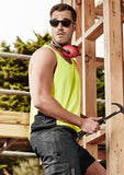 SYZMIK Mens Hi Vis Squad Singlet ZH239