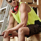 SYZMIK Mens Hi Vis Squad Singlet ZH239