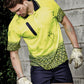 SYZMIK Mens Hi Vis Tracks Short Sleeve Polo ZH300