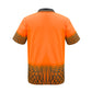 SYZMIK Mens Hi Vis Tracks Short Sleeve Polo ZH300