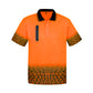 SYZMIK Mens Hi Vis Tracks Short Sleeve Polo ZH300