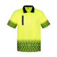 SYZMIK Mens Hi Vis Tracks Short Sleeve Polo ZH300