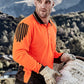 SYZMIK Mens Hi Vis Flux Long Sleeve Polo ZH310