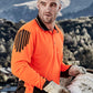 SYZMIK Mens Hi Vis Flux Long Sleeve Polo ZH310