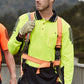 SYZMIK Mens Hi Vis Flux Long Sleeve Polo ZH310
