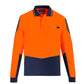 SYZMIK Mens Hi Vis Flux Long Sleeve Polo ZH310