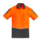 SYZMIK Mens Hi Vis Flux Short Sleeve Polo ZH315