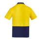 SYZMIK Mens Hi Vis Cotton Short Sleeve Polo ZH435
