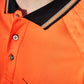 SYZMIK Mens Hi Vis Reinforced Squad Short Sleeve Polo ZH465