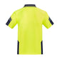 SYZMIK Mens Hi Vis Reinforced Squad Short Sleeve Polo ZH465