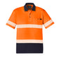 SYZMIK Unisex Hi Vis Segmented Tape Short Sleeve Polo ZH535