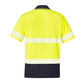 SYZMIK Unisex Hi Vis Segmented Tape Short Sleeve Polo ZH535