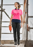 SYZMIK Womens Hi Vis Basic Short Sleeve Polo ZH731