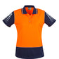 SYZMIK Womens Hi Vis Zone Short Sleeve Polo ZHL236