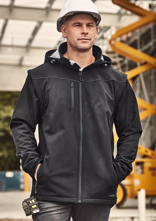 SYZMIK Unisex Streetworx 2 In 1 Stretch Softshell Jacket ZJ263