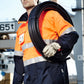 SYZMIK Mens Hi Vis Ultralite Waterproof Jacket ZJ357