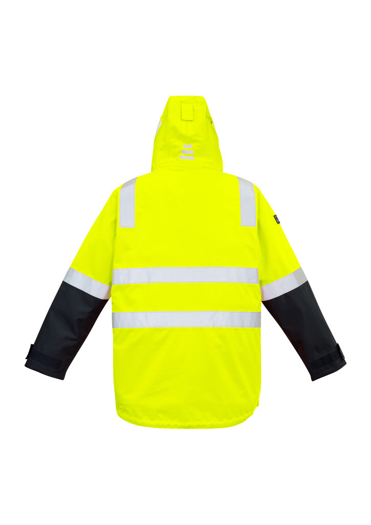 SYZMIK Mens Hi Vis 4 In 1 Waterproof Jacket ZJ532