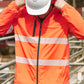 SYZMIK Unisex Super Light Segmented Tape Packable Rain Jacket ZJ560