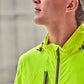 SYZMIK Unisex Super Light Segmented Tape Packable Rain Jacket ZJ560