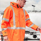 SYZMIK Mens Hi Vis X Back Heavy Duty Waterproof Jacket ZJ620-AU
