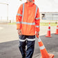 SYZMIK Mens Hi Vis X Back Heavy Duty Waterproof Jacket ZJ620-AU