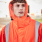 SYZMIK Mens Hi Vis X Back Heavy Duty Waterproof Jacket ZJ620-AU