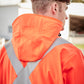 SYZMIK Mens Hi Vis X Back Heavy Duty Waterproof Jacket ZJ620-AU