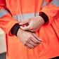 SYZMIK Mens Hi Vis X Back Heavy Duty Waterproof Jacket ZJ620-AU