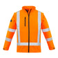SYZMIK Womens Hi Vis NSW Rail X Back 2 In 1 Softshell Jacket ZJ770