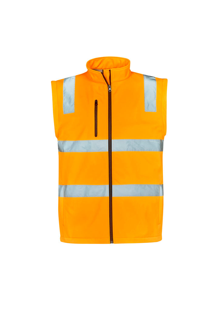 SYZMIK Unisex Hi Vis VIC Rail 2 In 1 Softshell Jacket ZJ780