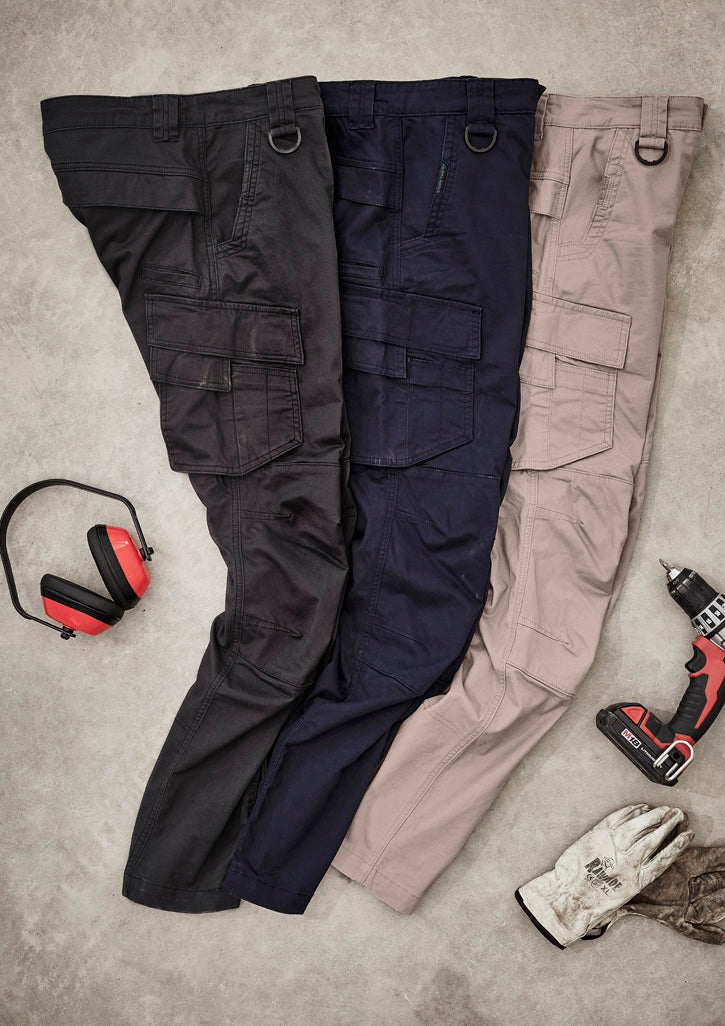 SYZMIK Mens Streetworx Curved Cargo Pant ZP360