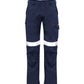 SYZMIK Mens Orange Flame Taped Cargo Pant (Regular) ZP521