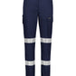 SYZMIK Womens Essential Stretch Taped Cargo Pant - Cuffed ZP735