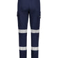 SYZMIK Womens Essential Stretch Taped Cargo Pant - Cuffed ZP735