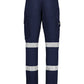SYZMIK Mens Essential Stretch Taped Cargo Pant - Cuffed ZP935