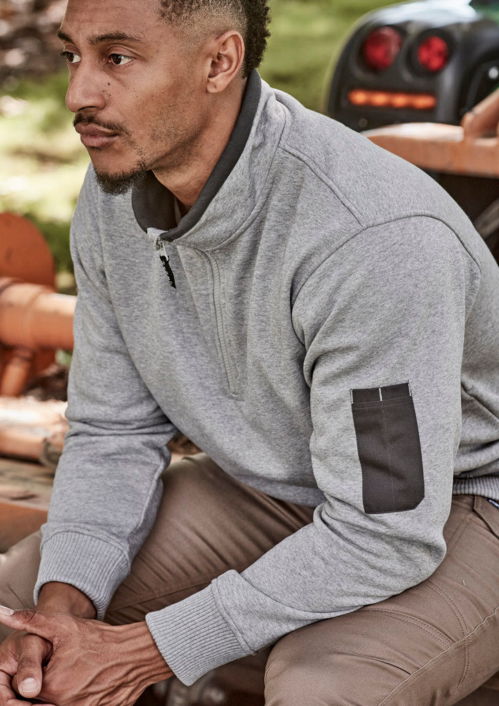 SYZMIK Unisex 1/4 Zip Brushed Fleece Pullover ZT366