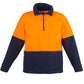 SYZMIK Unisex Hi Vis 1/2 Zip Polar Fleece Pullover ZT460