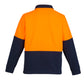 SYZMIK Unisex Hi Vis 1/2 Zip Polar Fleece Pullover ZT460